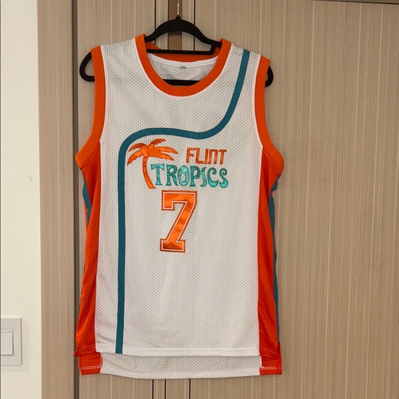 Flint Tropics ‘Coffee Black’ Basketball Jersey - Picture 1 of 2